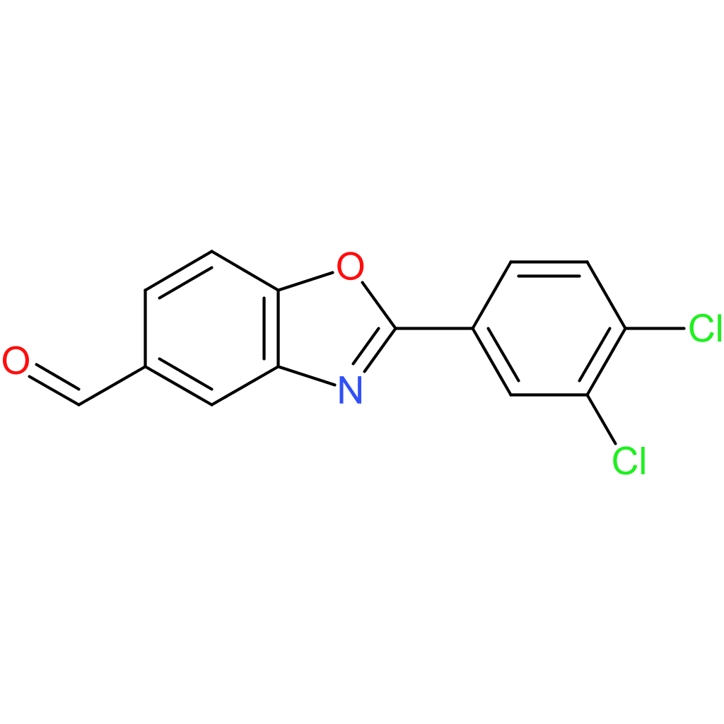 2-(3,4-dichlorophenyl)benzo[d]oxazole-5-carbaldehyde