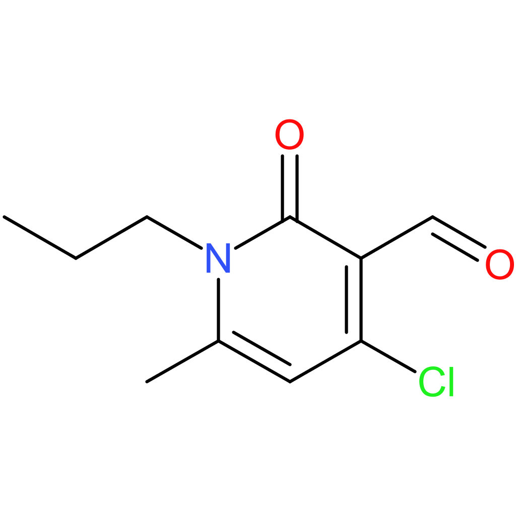 4-chloro-6-methyl-2-oxo-1-propyl-1,2-dihydropyridine-3-carbaldehyde