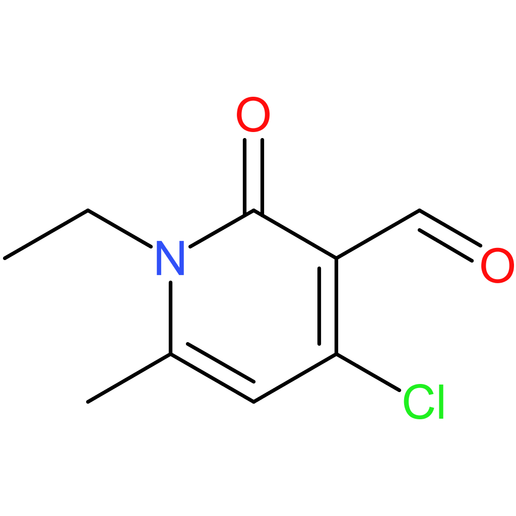 4-chloro-1-ethyl-6-methyl-2-oxo-1,2-dihydropyridine-3-carbaldehyde