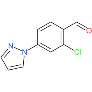 2-chloro-4-(1H-pyrazol-1-yl)benzaldehyde