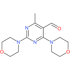 4-methyl-2,6-dimorpholinopyrimidine-5-carbaldehyde