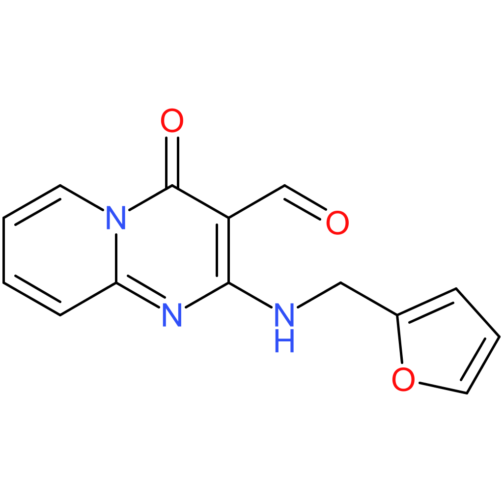 2-((furan-2-ylmethyl)amino)-4-oxo-4H-pyrido[1,2-a]pyrimidine-3-carbaldehyde