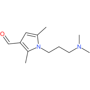 1-(3-(dimethylamino)propyl)-2,5-dimethyl-1H-pyrrole-3-carbaldehyde