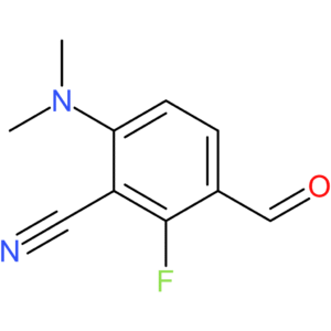 6-(dimethylamino)-2-fluoro-3-formylbenzonitrile