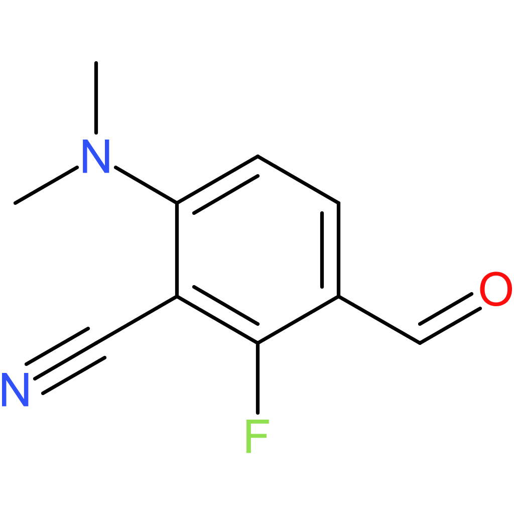 6-(dimethylamino)-2-fluoro-3-formylbenzonitrile