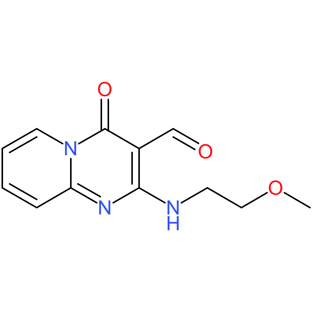 2-((2-methoxyethyl)amino)-4-oxo-4H-pyrido[1,2-a]pyrimidine-3-carbaldehyde