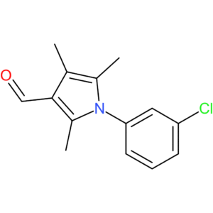 1-(3-chlorophenyl)-2,4,5-trimethyl-1H-pyrrole-3-carbaldehyde