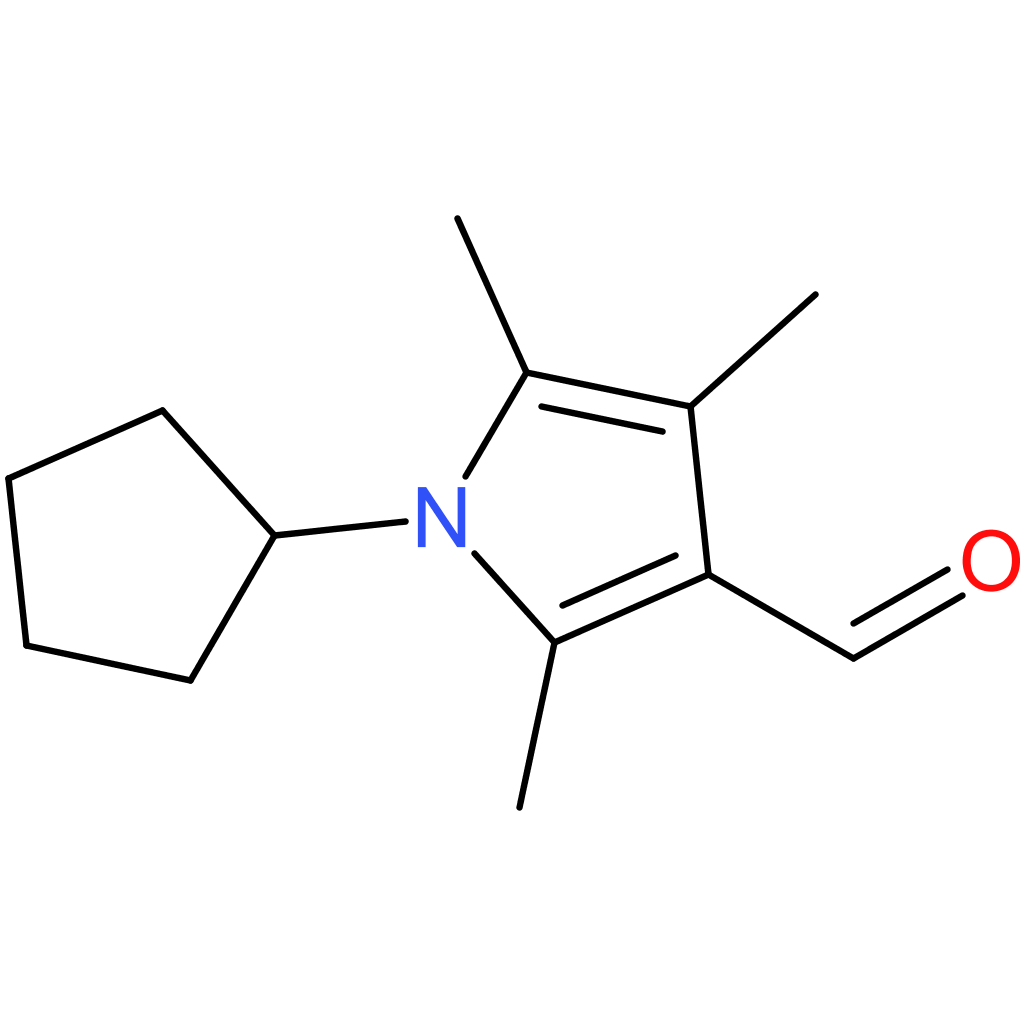 1-cyclopentyl-2,4,5-trimethyl-1H-pyrrole-3-carbaldehyde