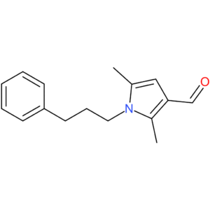 2,5-dimethyl-1-(3-phenylpropyl)-1H-pyrrole-3-carbaldehyde