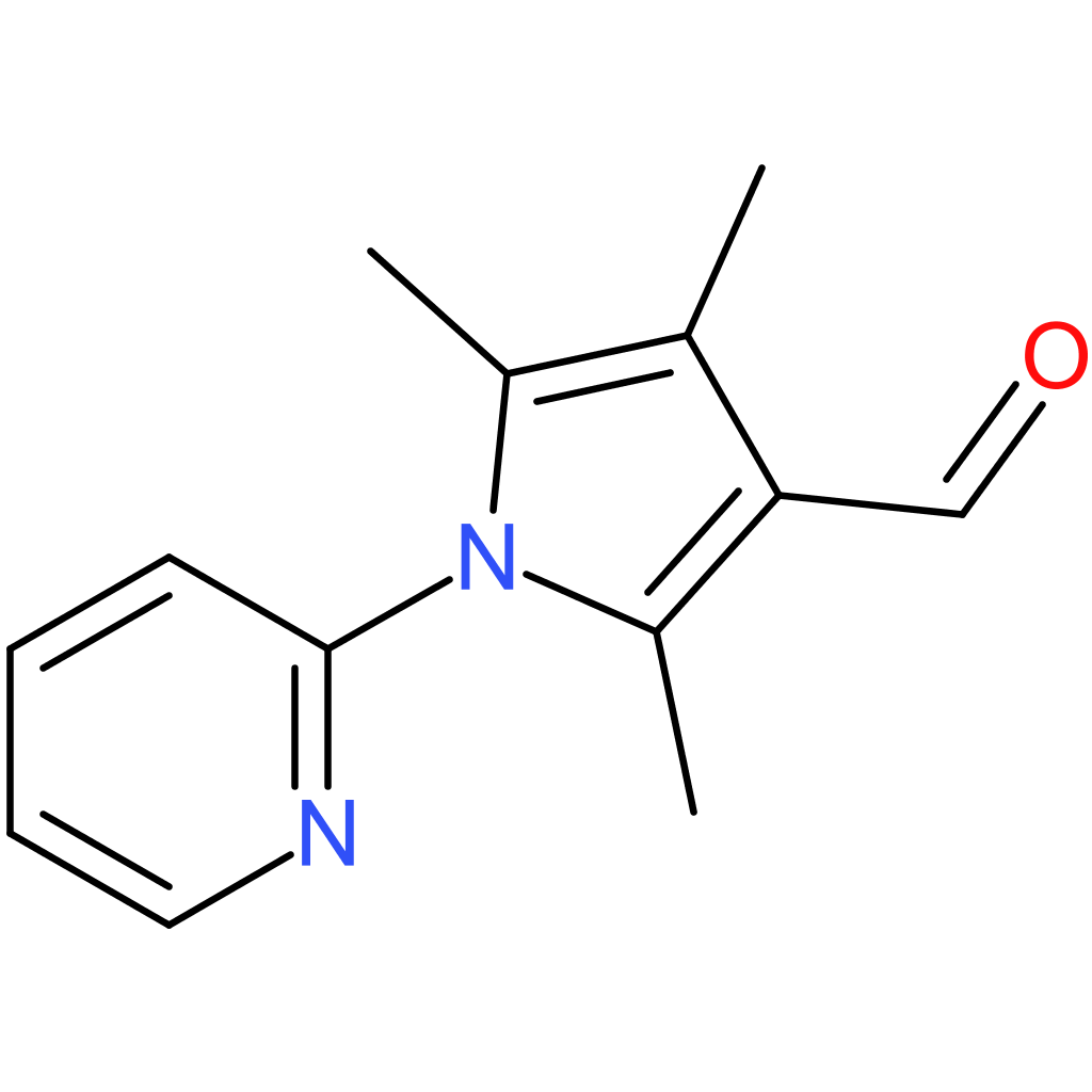 2,4,5-trimethyl-1-(pyridin-2-yl)-1H-pyrrole-3-carbaldehyde