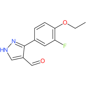 3-(4-ethoxy-3-fluorophenyl)-1H-pyrazole-4-carbaldehyde