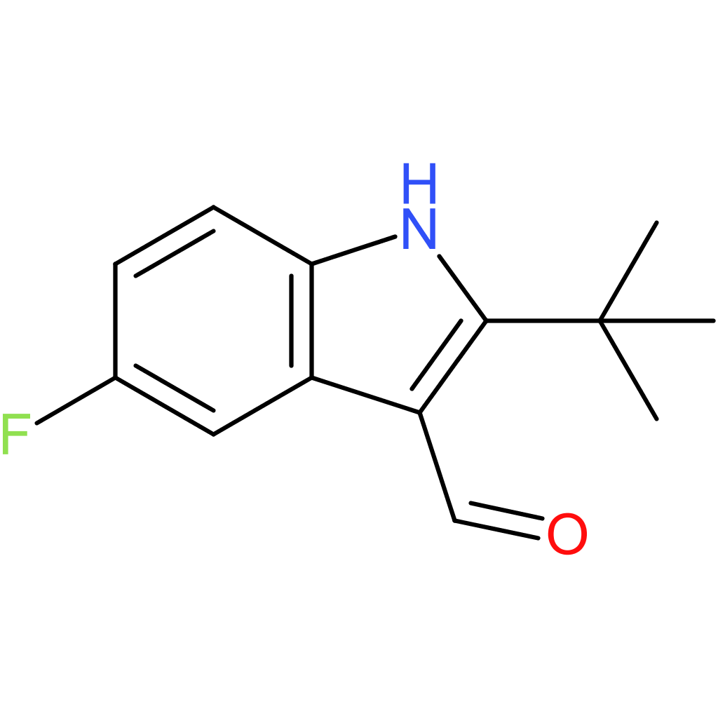 2-(tert-butyl)-5-fluoro-1H-indole-3-carbaldehyde