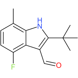 2-(tert-butyl)-4-fluoro-7-methyl-1H-indole-3-carbaldehyde