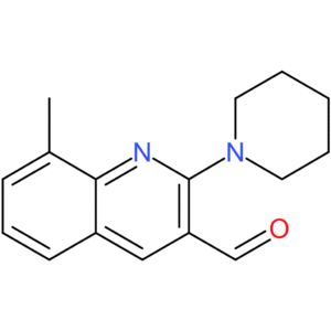 8-methyl-2-(piperidin-1-yl)quinoline-3-carbaldehyde