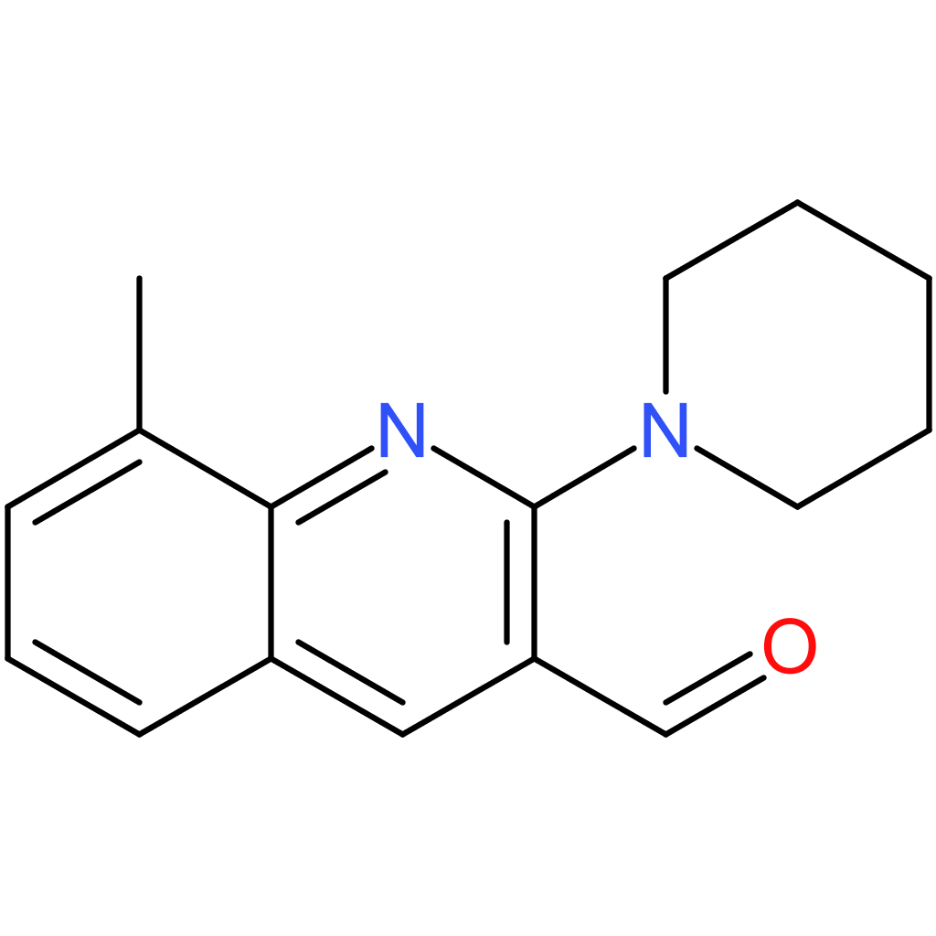 8-methyl-2-(piperidin-1-yl)quinoline-3-carbaldehyde