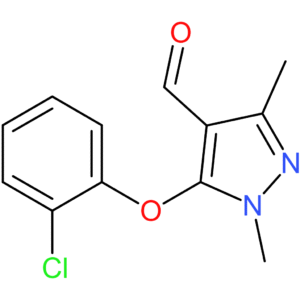 5-(2-chlorophenoxy)-1,3-dimethyl-1H-pyrazole-4-carbaldehyde