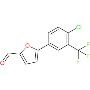 5-(4-chloro-3-(trifluoromethyl)phenyl)furan-2-carbaldehyde