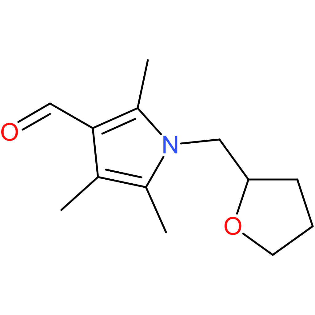 2,4,5-trimethyl-1-((tetrahydrofuran-2-yl)methyl)-1H-pyrrole-3-carbaldehyde
