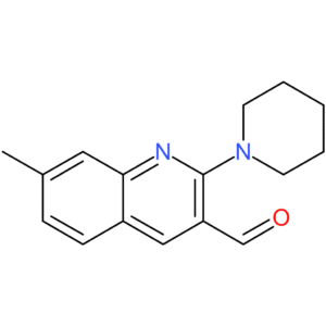 7-methyl-2-(piperidin-1-yl)quinoline-3-carbaldehyde
