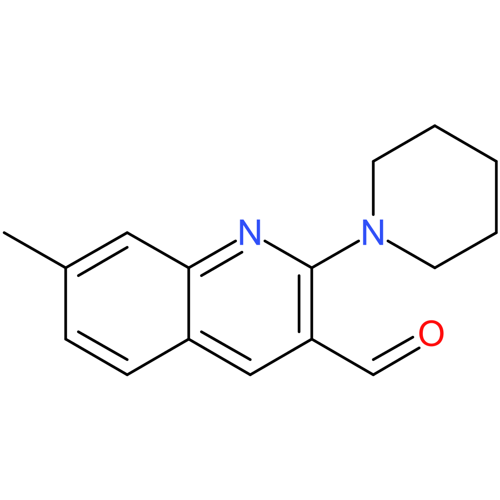 7-methyl-2-(piperidin-1-yl)quinoline-3-carbaldehyde
