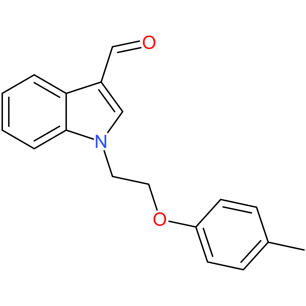 1-(2-(p-tolyloxy)ethyl)-1H-indole-3-carbaldehyde