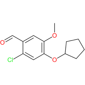 2-chloro-4-(cyclopentyloxy)-5-methoxybenzaldehyde