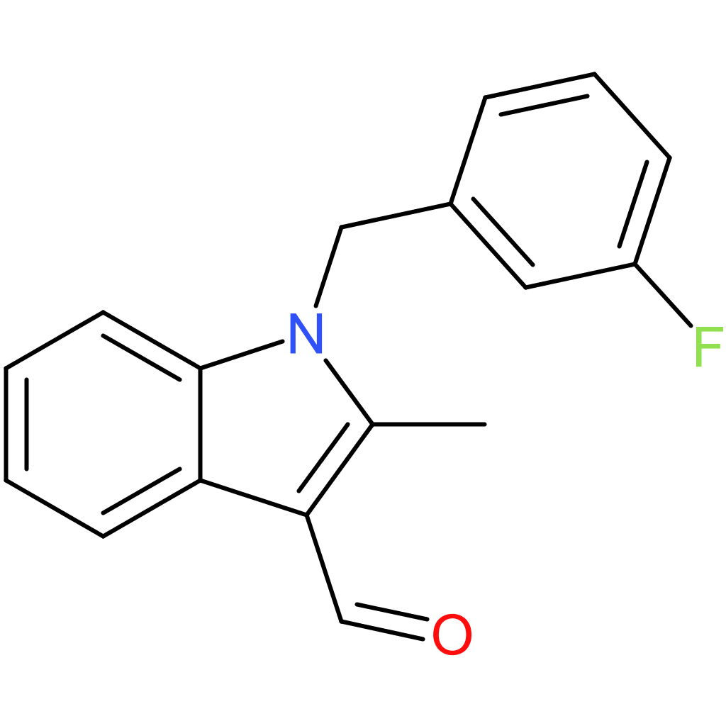 1-(3-fluorobenzyl)-2-methyl-1H-indole-3-carbaldehyde