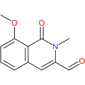8-methoxy-2-methyl-1-oxo-1,2-dihydroisoquinoline-3-carbaldehyde