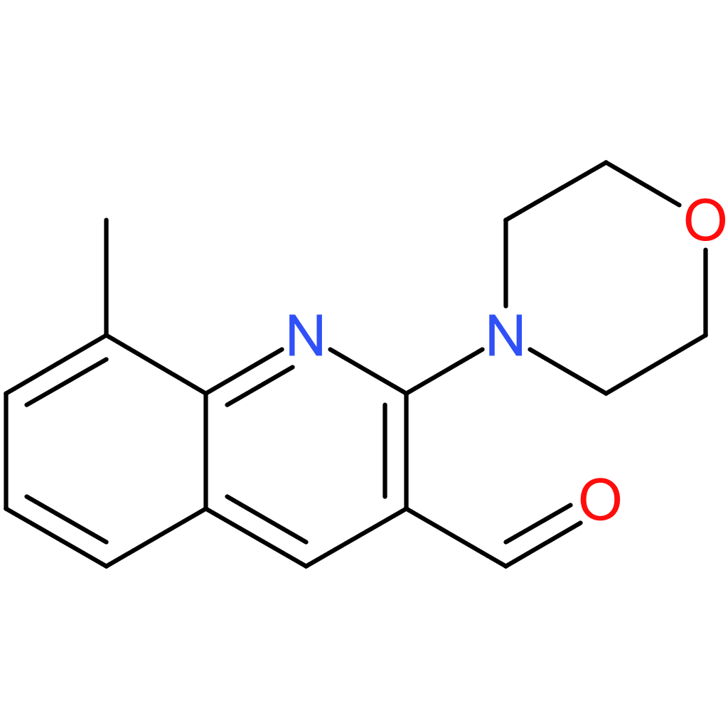 8-methyl-2-morpholinoquinoline-3-carbaldehyde