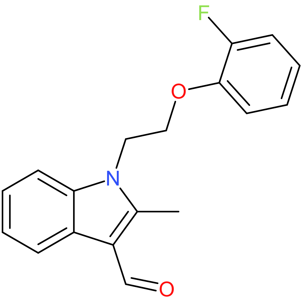 1-(2-(2-fluorophenoxy)ethyl)-2-methyl-1H-indole-3-carbaldehyde