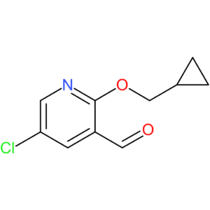 5-chloro-2-(cyclopropylmethoxy)nicotinaldehyde