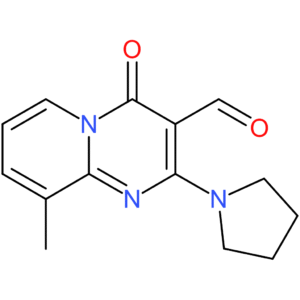 9-methyl-4-oxo-2-(pyrrolidin-1-yl)-4H-pyrido[1,2-a]pyrimidine-3-carbaldehyde