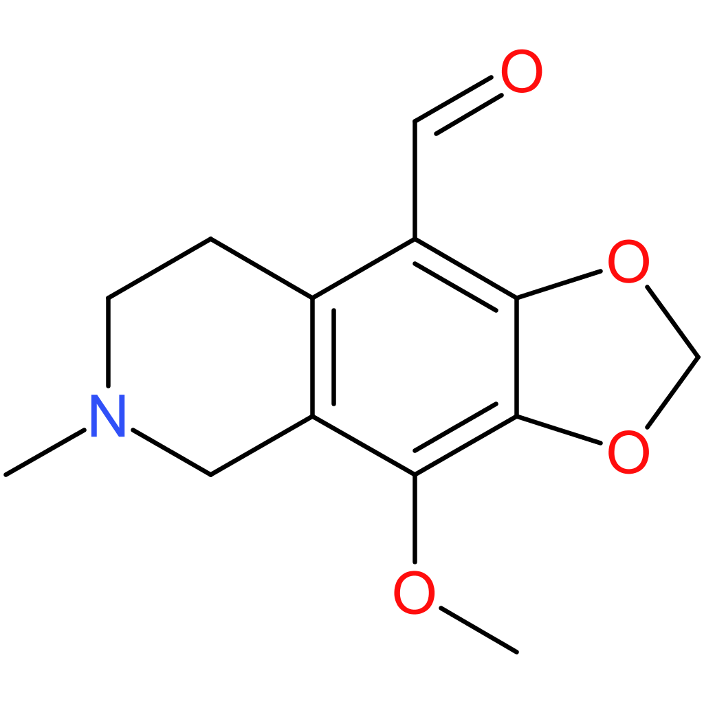 4-methoxy-6-methyl-5,6,7,8-tetrahydro-[1,3]dioxolo[4,5-g]isoquinoline-9-carbaldehyde
