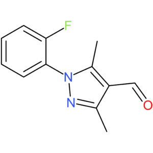 1-(2-fluorophenyl)-3,5-dimethyl-1H-pyrazole-4-carbaldehyde