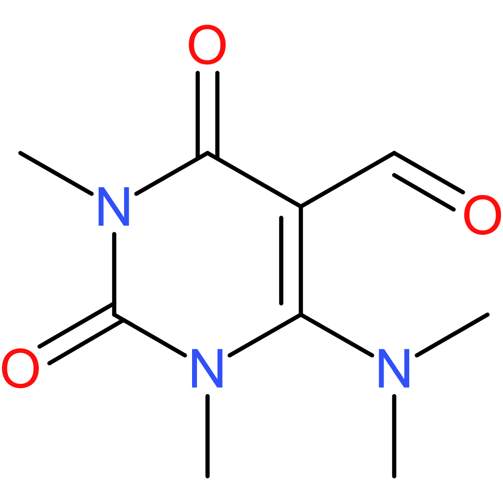 6-(dimethylamino)-1,3-dimethyl-2,4-dioxo-1,2,3,4-tetrahydropyrimidine-5-carbaldehyde