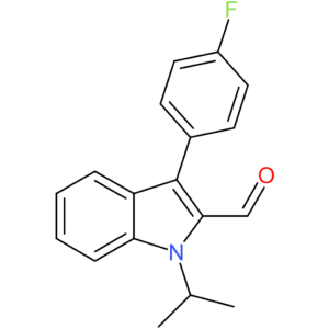 3-(4-fluorophenyl)-1-isopropyl-1H-indole-2-carbaldehyde