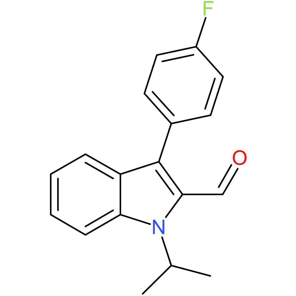3-(4-fluorophenyl)-1-isopropyl-1H-indole-2-carbaldehyde