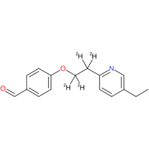 4-(2-(5-ethylpyridin-2-yl)ethoxy-1,1,2,2-d4)benzaldehyde