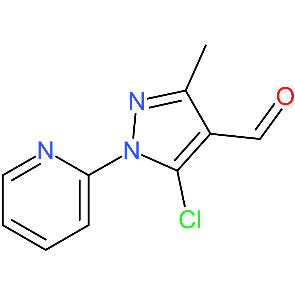 5-chloro-3-methyl-1-(pyridin-2-yl)-1H-pyrazole-4-carbaldehyde