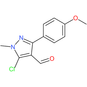 5-chloro-3-(4-methoxyphenyl)-1-methyl-1H-pyrazole-4-carbaldehyde