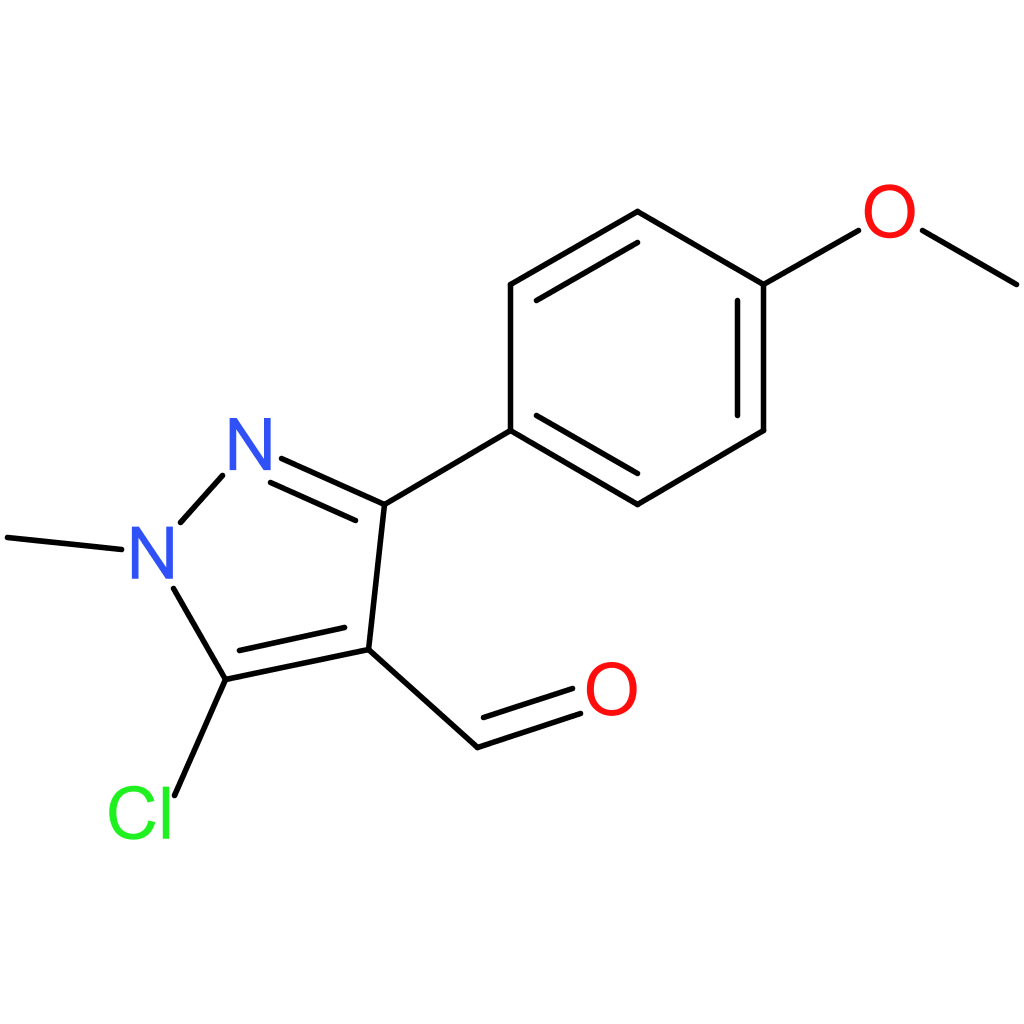 5-chloro-3-(4-methoxyphenyl)-1-methyl-1H-pyrazole-4-carbaldehyde
