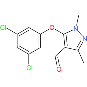 5-(3,5-dichlorophenoxy)-1,3-dimethyl-1H-pyrazole-4-carbaldehyde