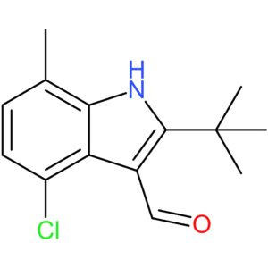 2-(tert-butyl)-4-chloro-7-methyl-1H-indole-3-carbaldehyde