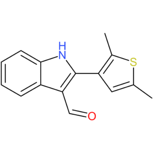 2-(2,5-dimethylthiophen-3-yl)-1H-indole-3-carbaldehyde