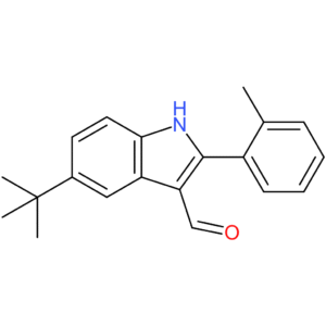 5-(tert-butyl)-2-(o-tolyl)-1H-indole-3-carbaldehyde