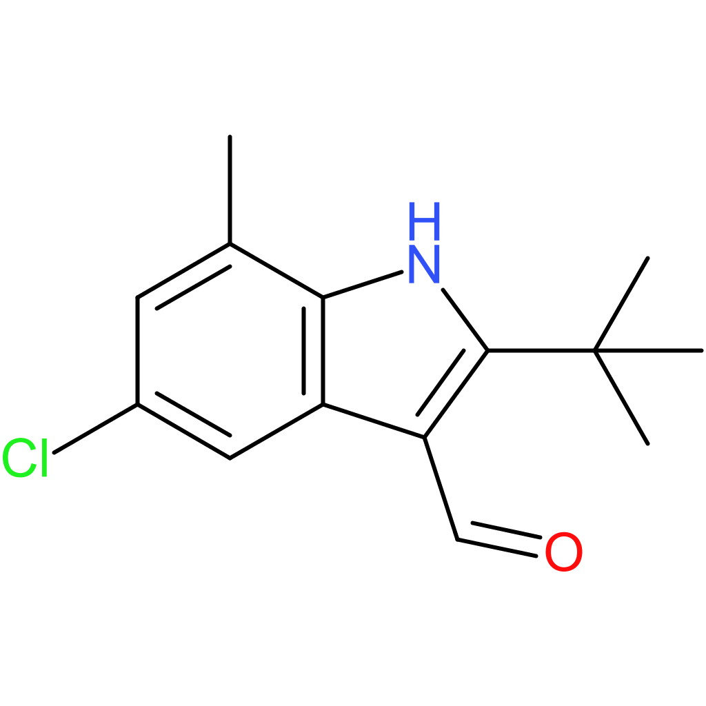 2-(tert-butyl)-5-chloro-7-methyl-1H-indole-3-carbaldehyde
