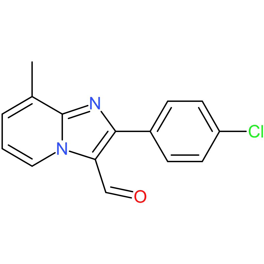 2-(4-chlorophenyl)-8-methylimidazo[1,2-a]pyridine-3-carbaldehyde