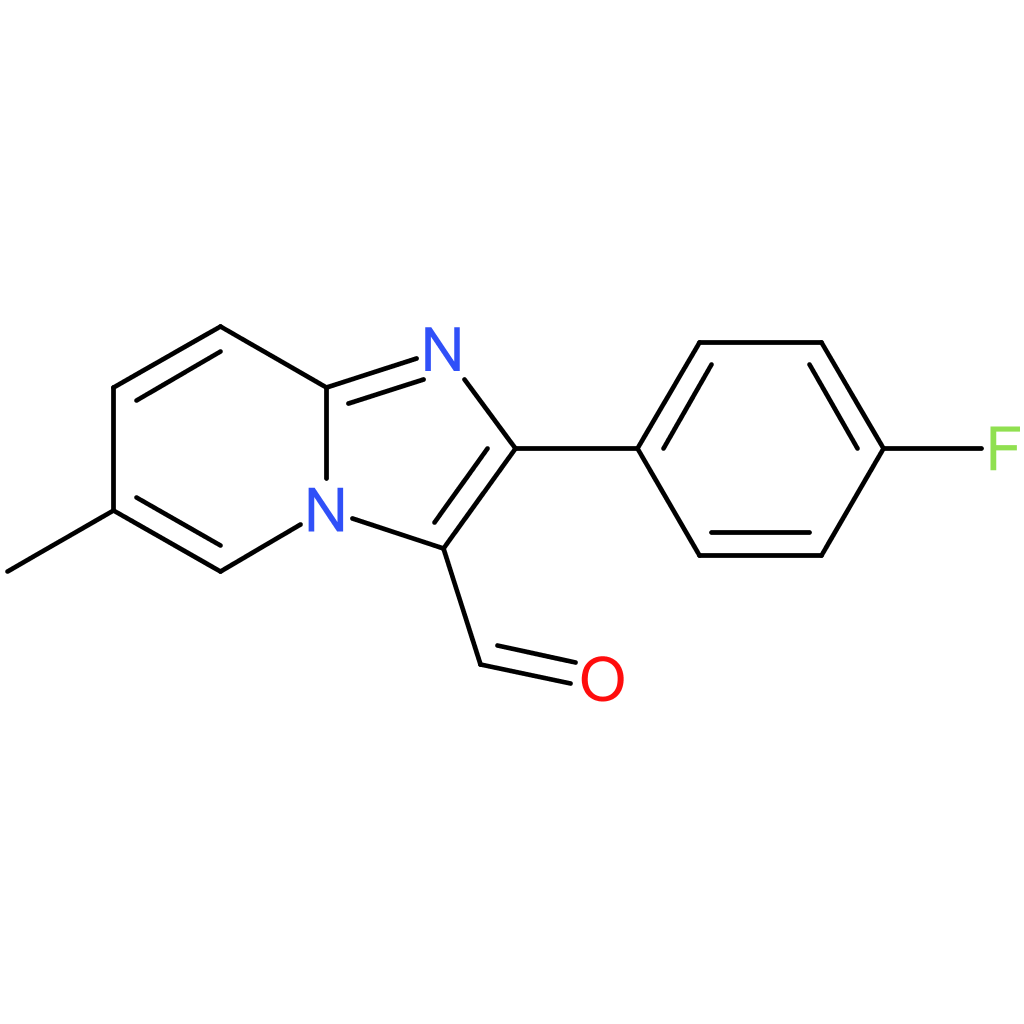 2-(4-fluorophenyl)-6-methylimidazo[1,2-a]pyridine-3-carbaldehyde