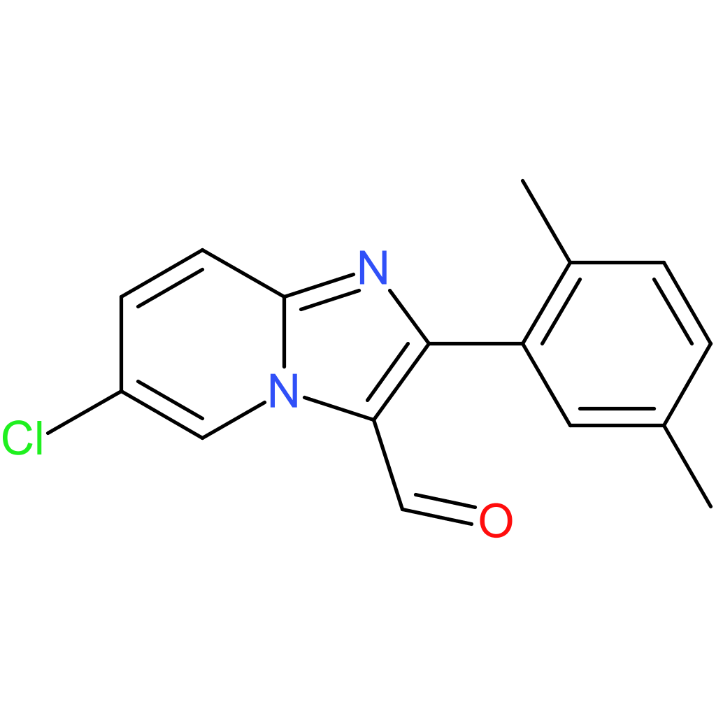 6-chloro-2-(2,5-dimethylphenyl)imidazo[1,2-a]pyridine-3-carbaldehyde