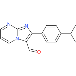 2-(4-isopropylphenyl)imidazo[1,2-a]pyrimidine-3-carbaldehyde